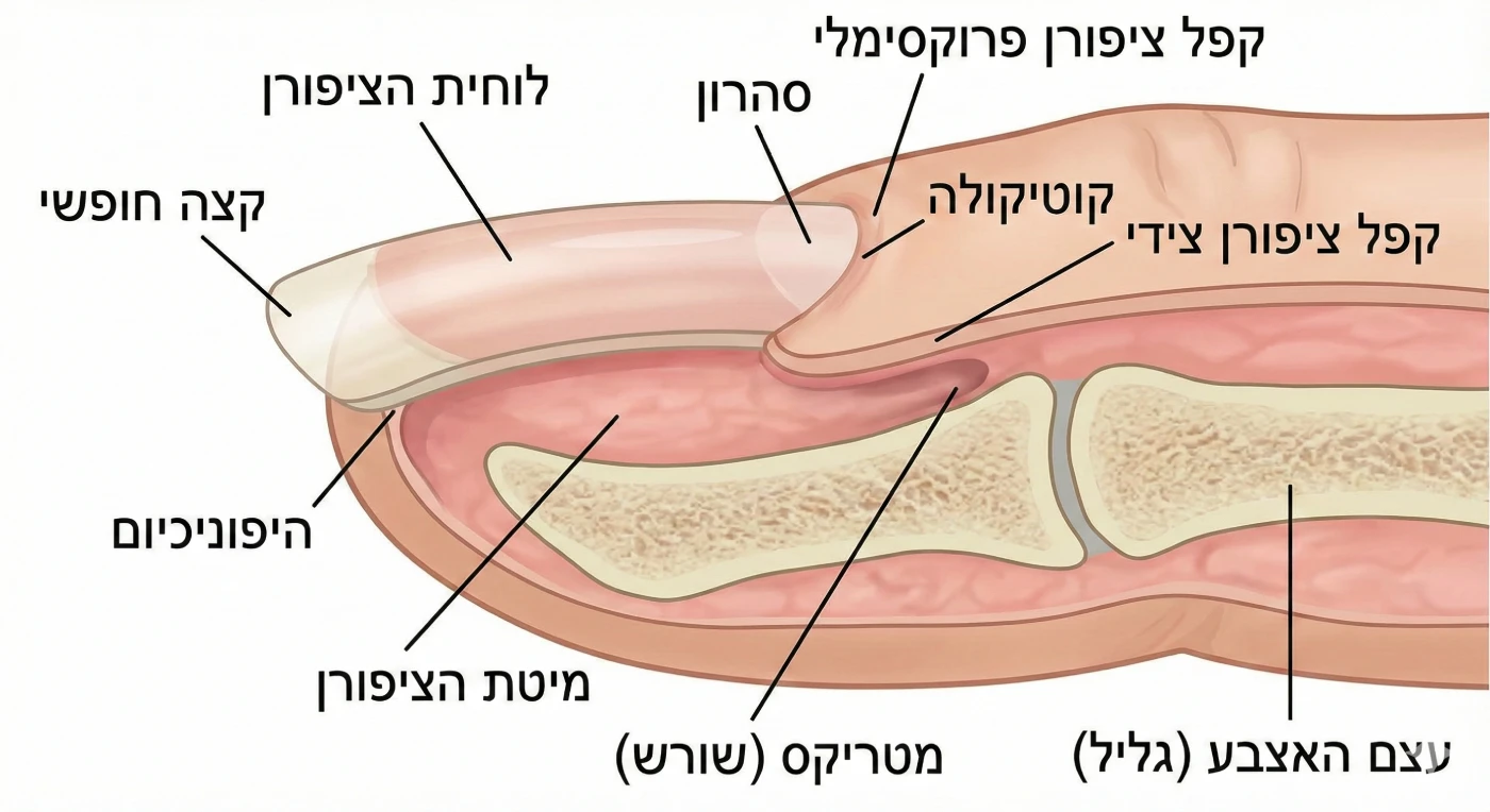 פטרת ציפורניים ובניית ציפורניים